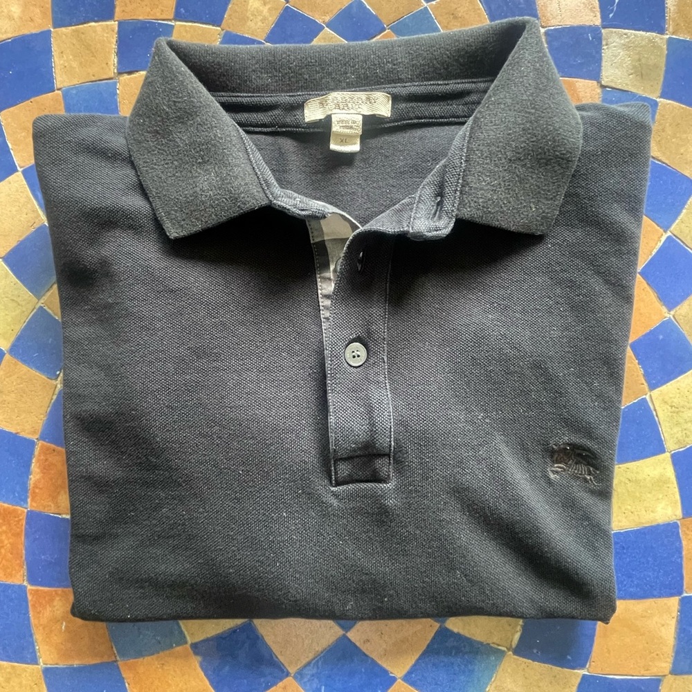 BURBERRY / MENS POLO / XL / COTTON